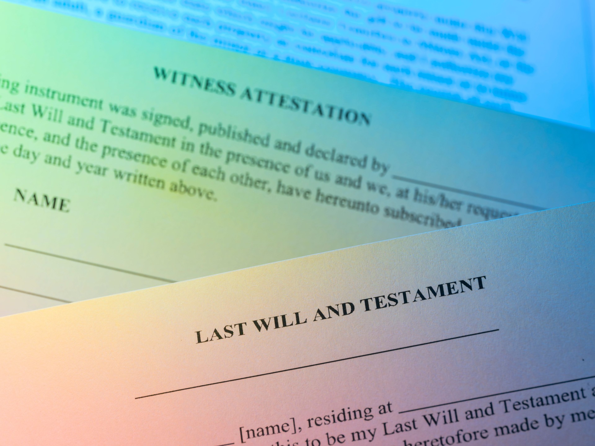 Last Will and Testament Form